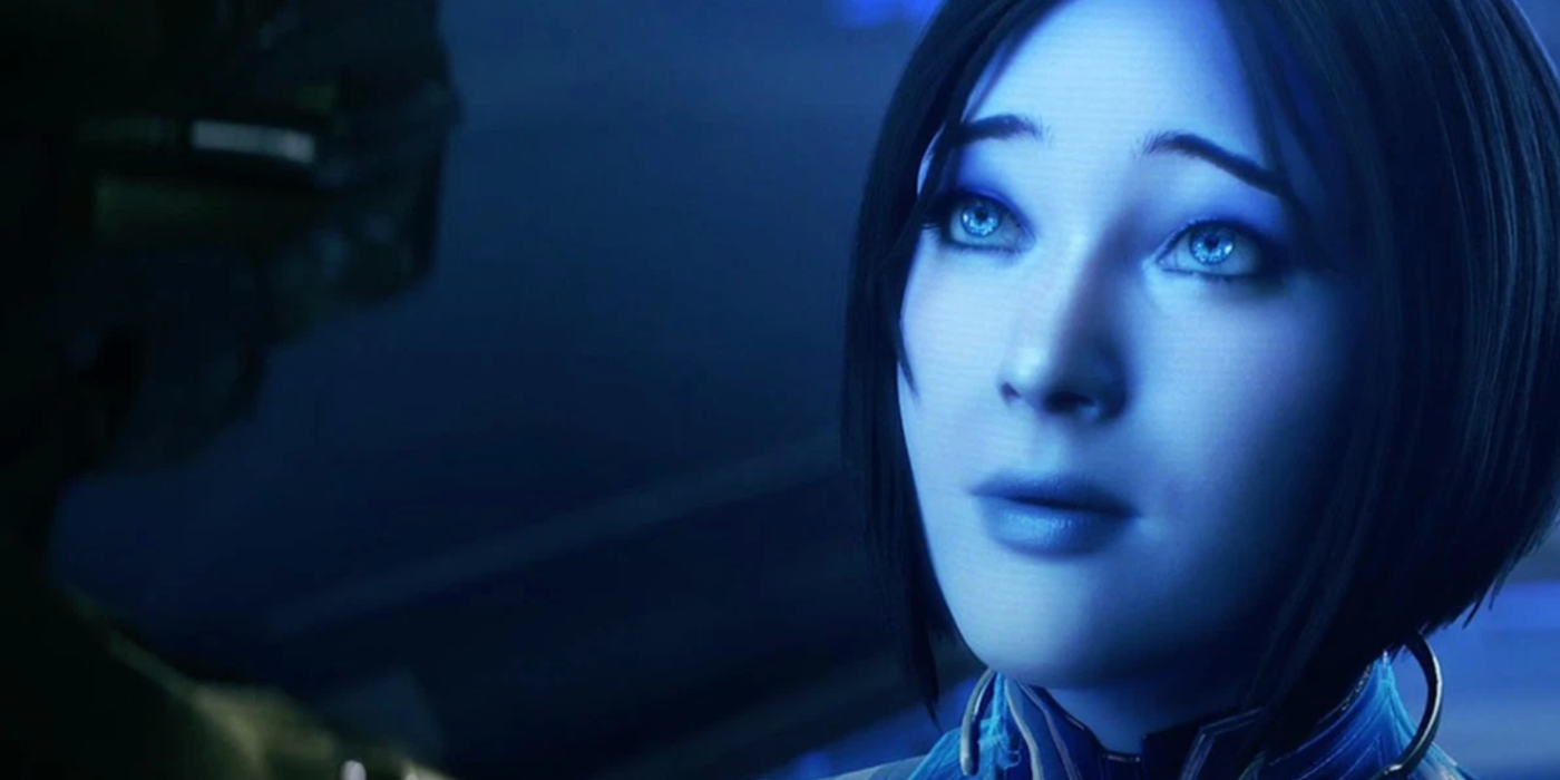 Cortana tries to convince Master Chief (left) to join her after reuniting in Halo 5