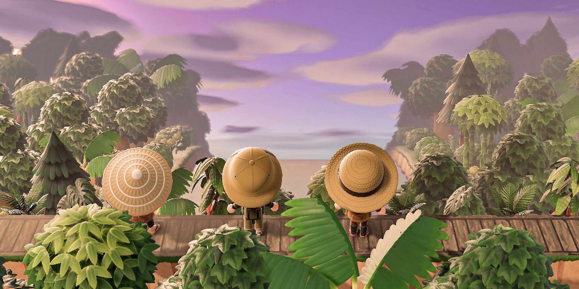Jungle themed island in Animal Crossing