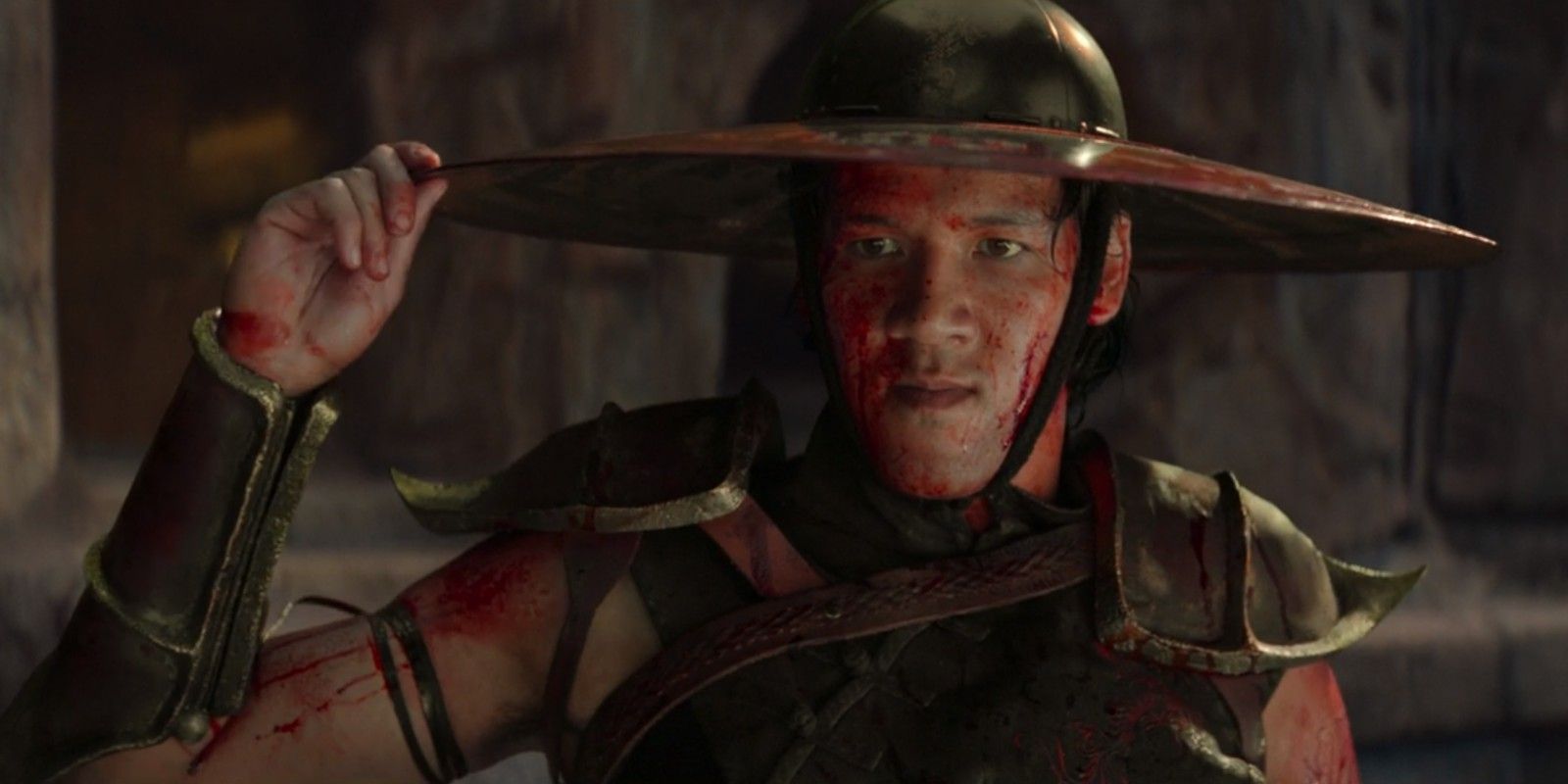 Kung Lao after a flawless victory in the new Mortal Kombat film
