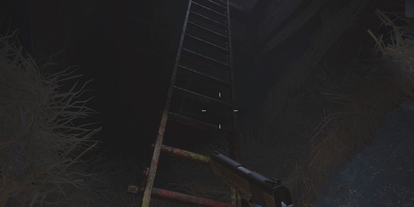 Resident Evil Village: Looking At A Real Long Ladder