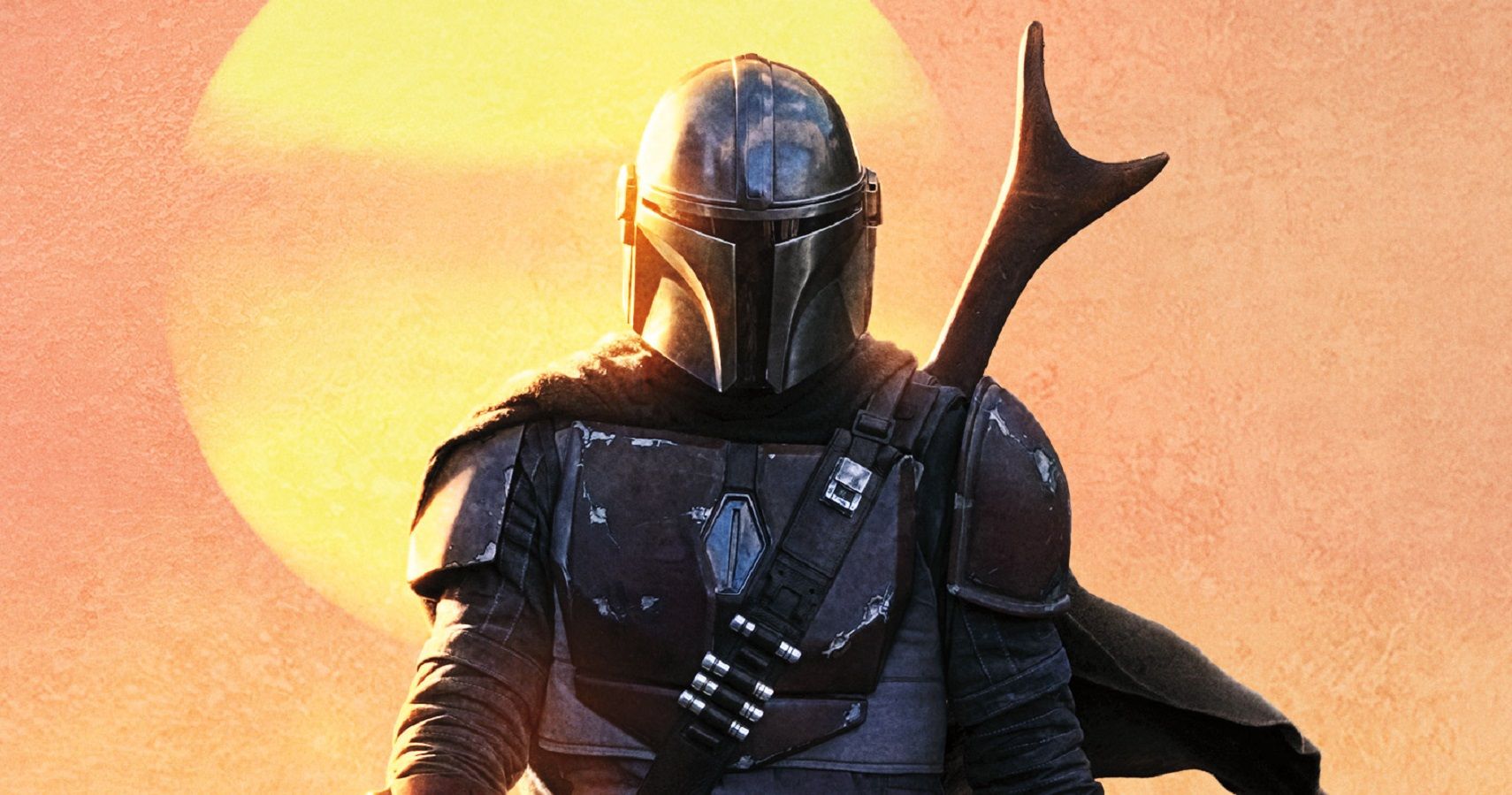 mandalorian at sunset