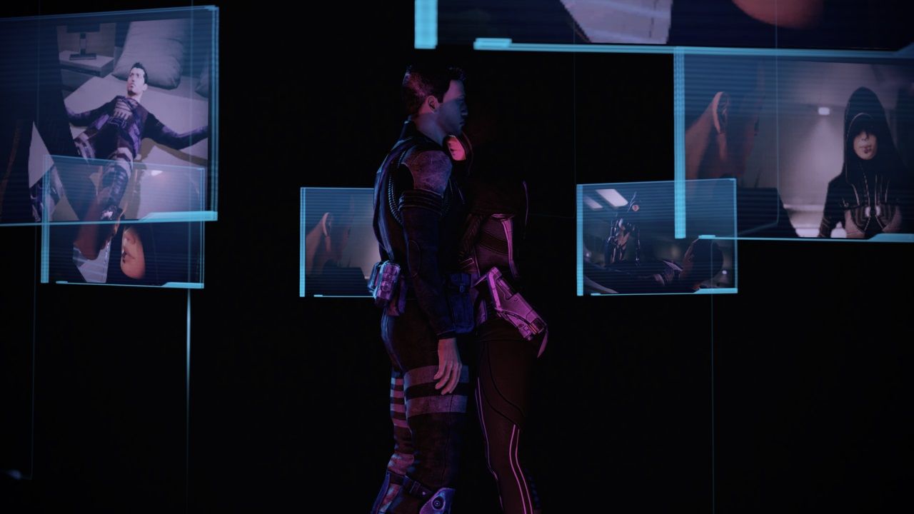 Mass Effect 2, Kasumi hugging Keiji