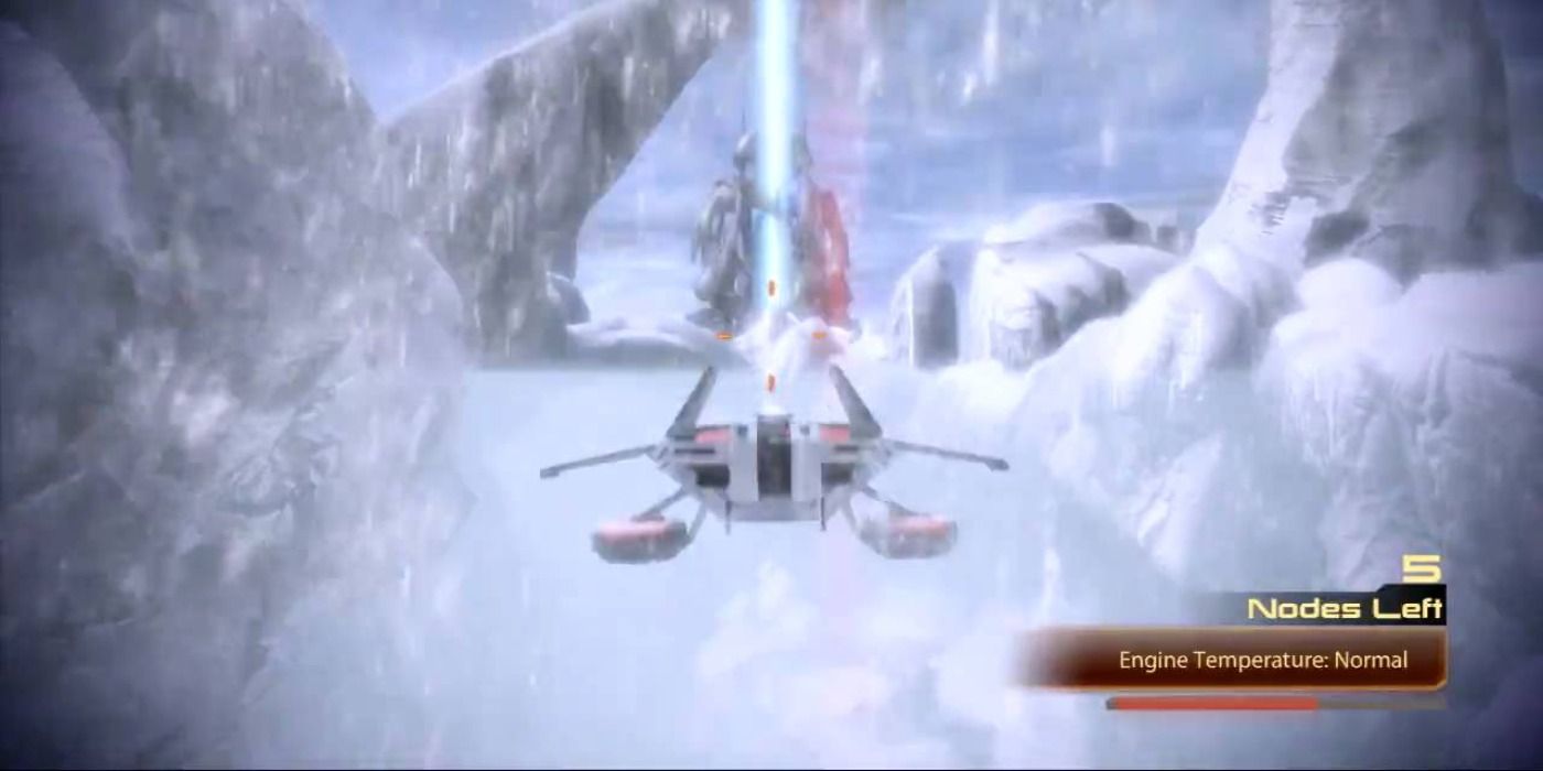 Mass Effect 2 Lattesh hammerhead in icy conditions