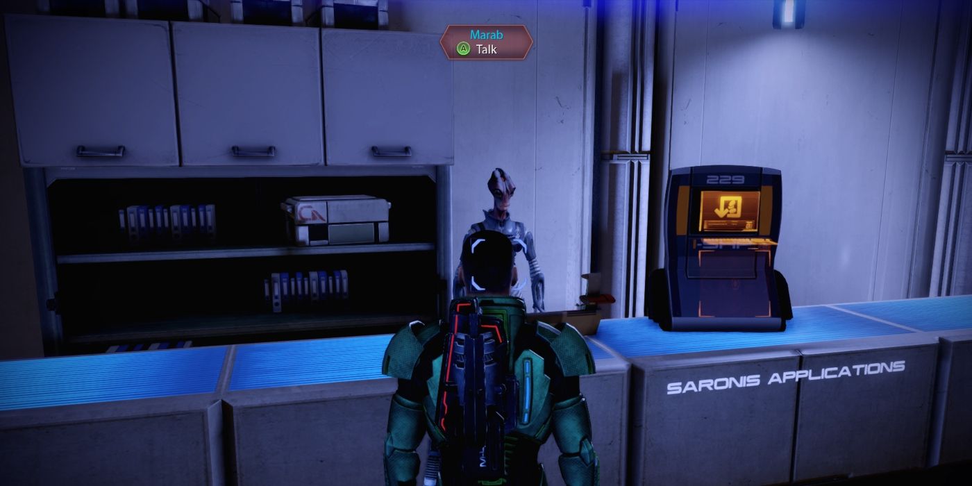 Mass Effect 2 Legendary Edition Screenshot Of Marab The Store Clerk