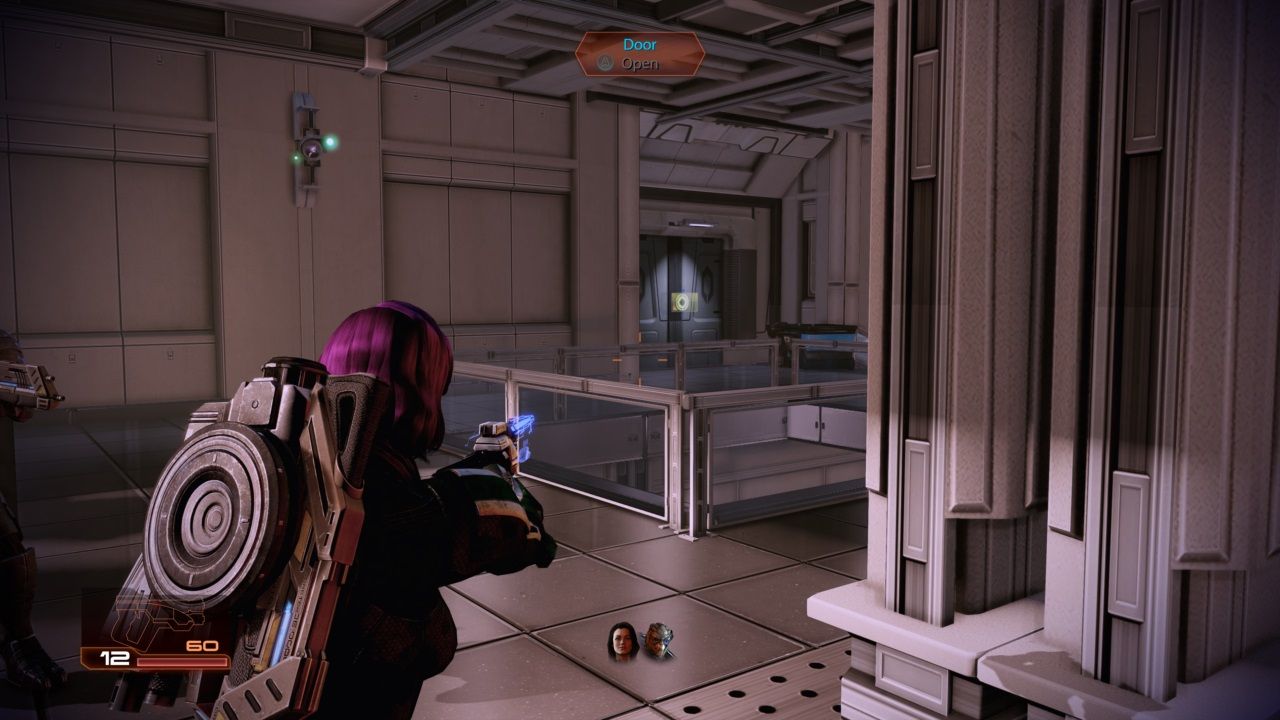 Mass Effect 2 Overlord Mission Shepard in the Hermes Station