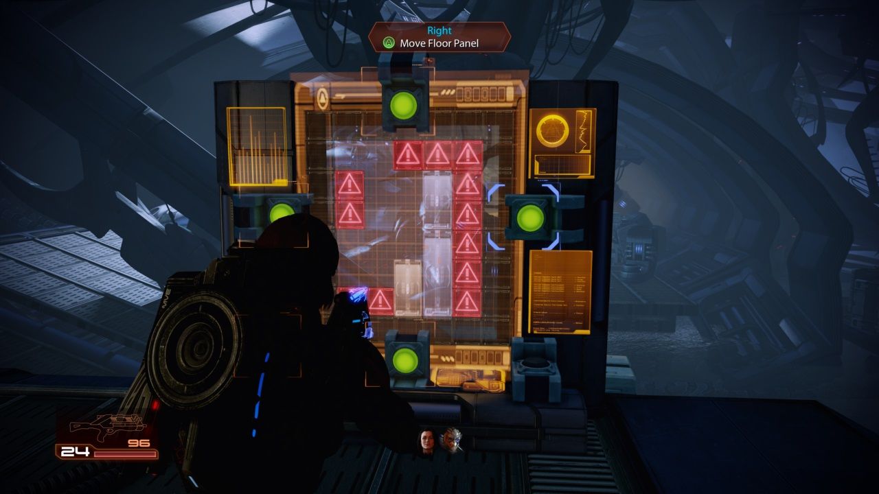 Mass Effect 2 Shepard Prometheus station puzzle solution 1
