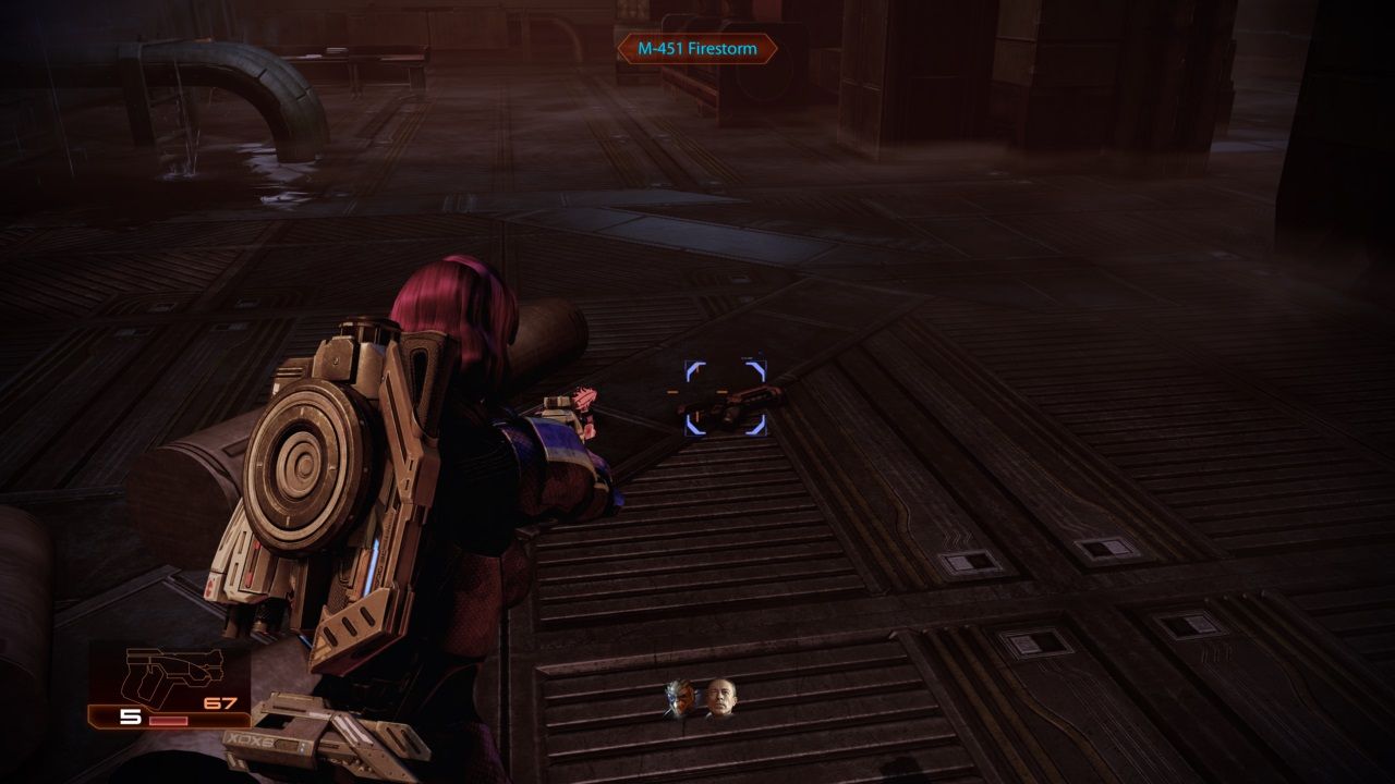 Mass Effect 2 The Price of Revenge Mission, shepard getting the M-451 firestorm