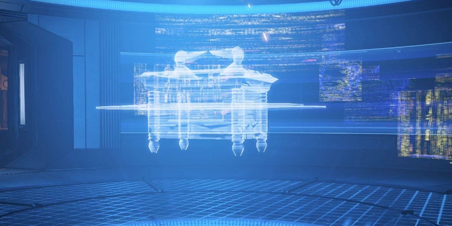 Mass Effect Citadel Ark Of The Covenant Hologram Screenshot