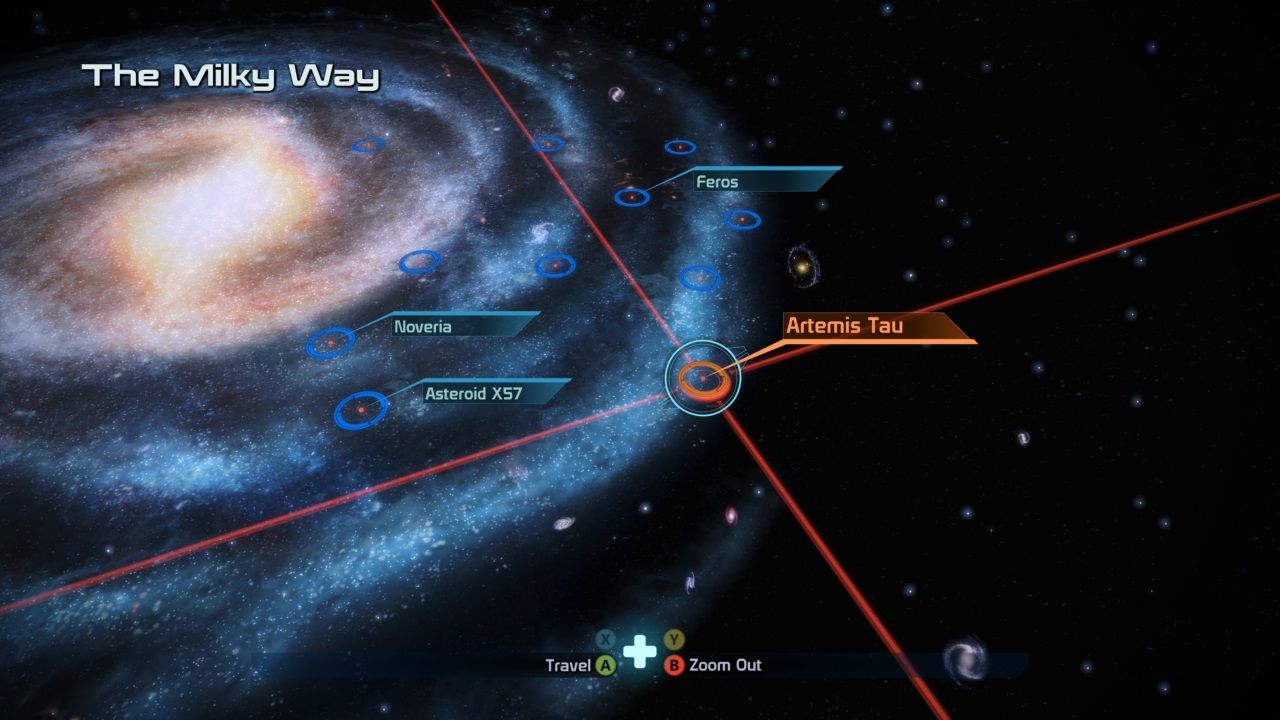 Mass Effect Legendary Edition Artemis Tau cluster location