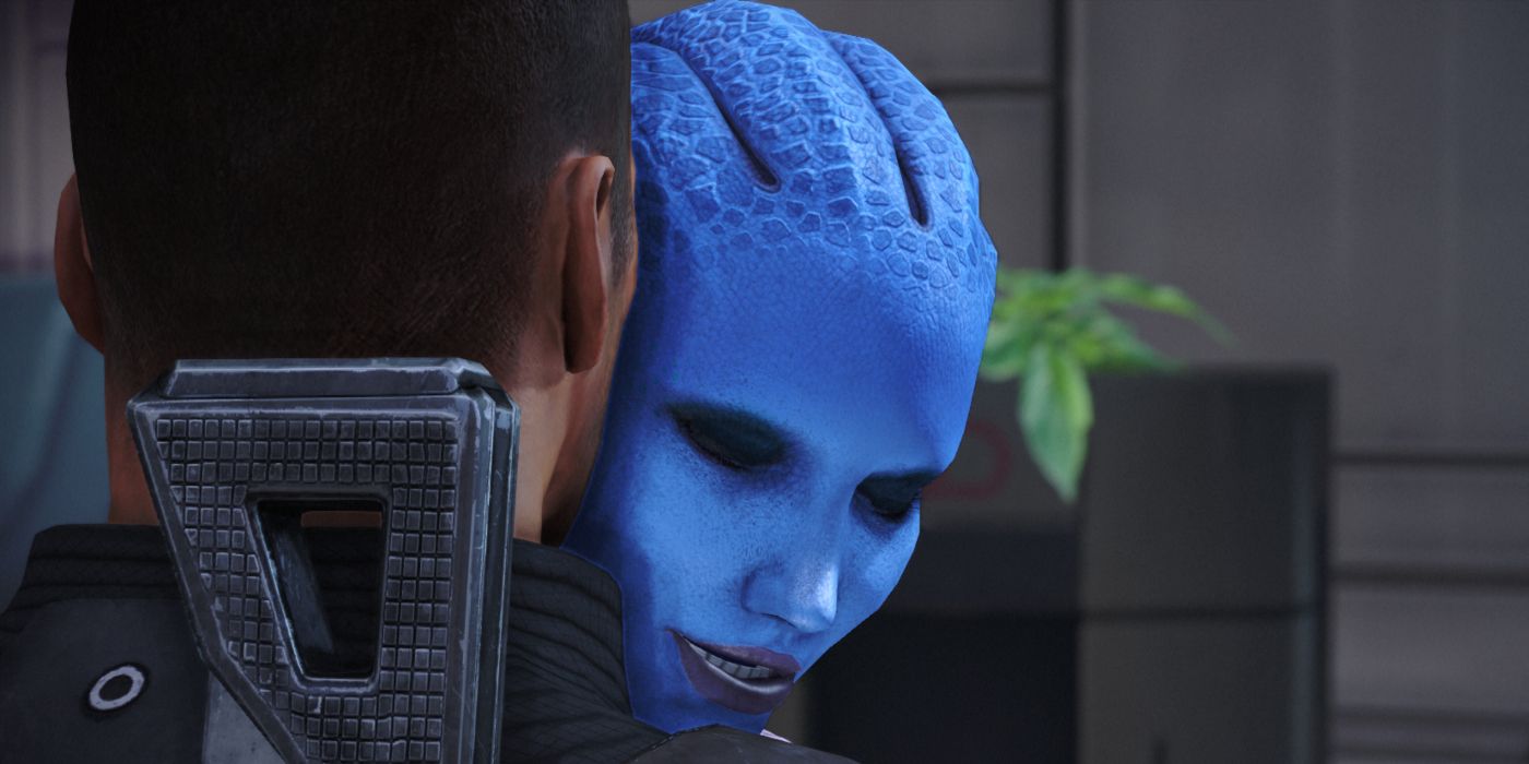 Mass Effect Legendary Edition Screenshot Shaira Embraces Shepard