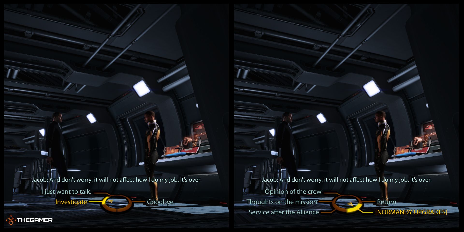 Mass Effect Legendary Edition Shepard Talking To Jacob