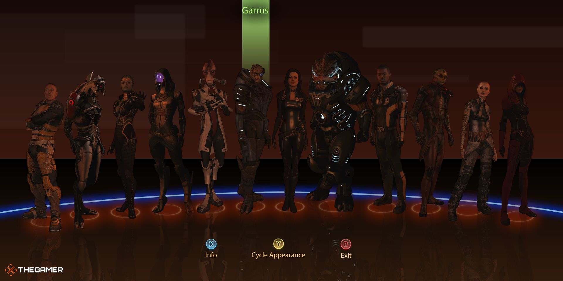Mass Effect Legendary Edition Squad Loyalty Screen