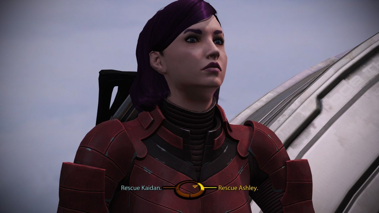 Mass Effect - Shepard deciding to save Kaidan or save Ashley