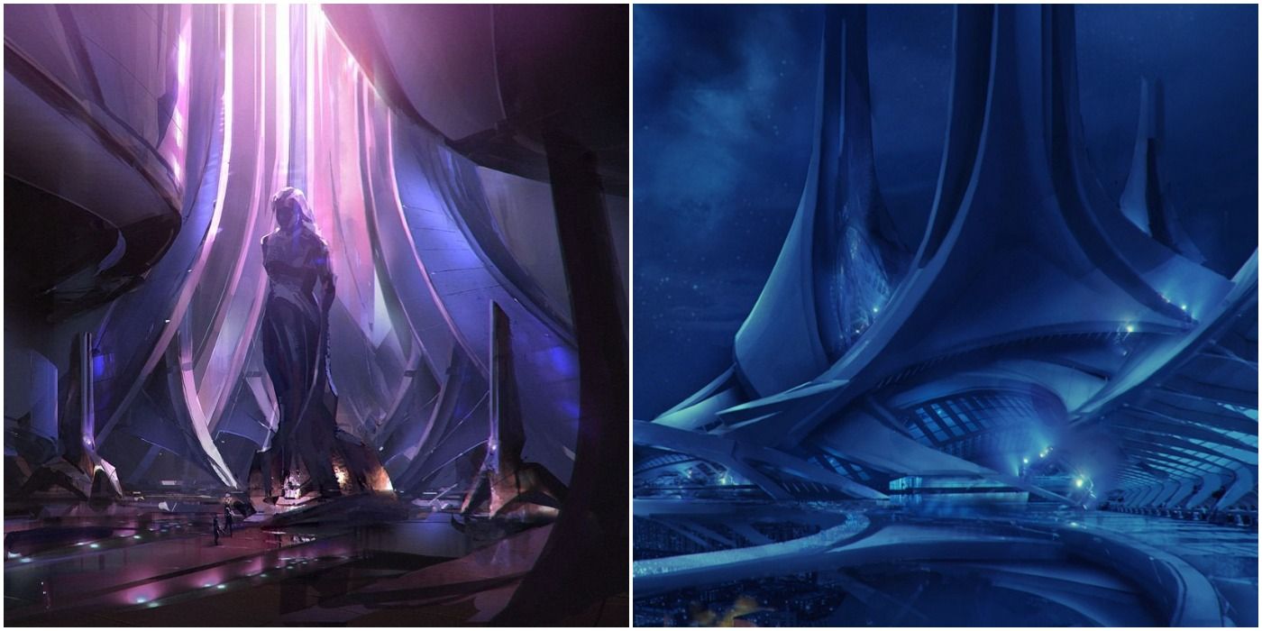 Mass Effect Thessia art and screenshots