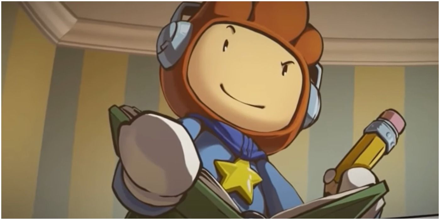 Scribblenauts - Maxwell writing things down