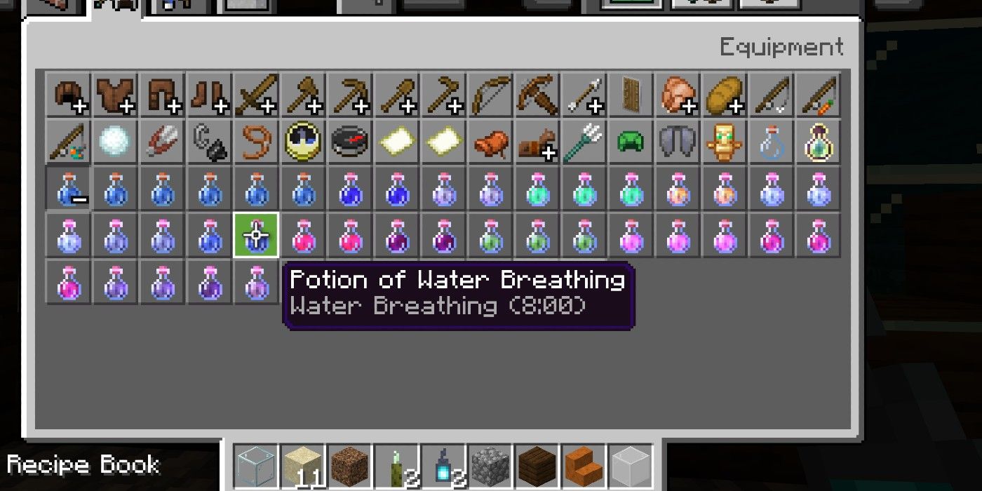 minecraft inventory potion of water breathing