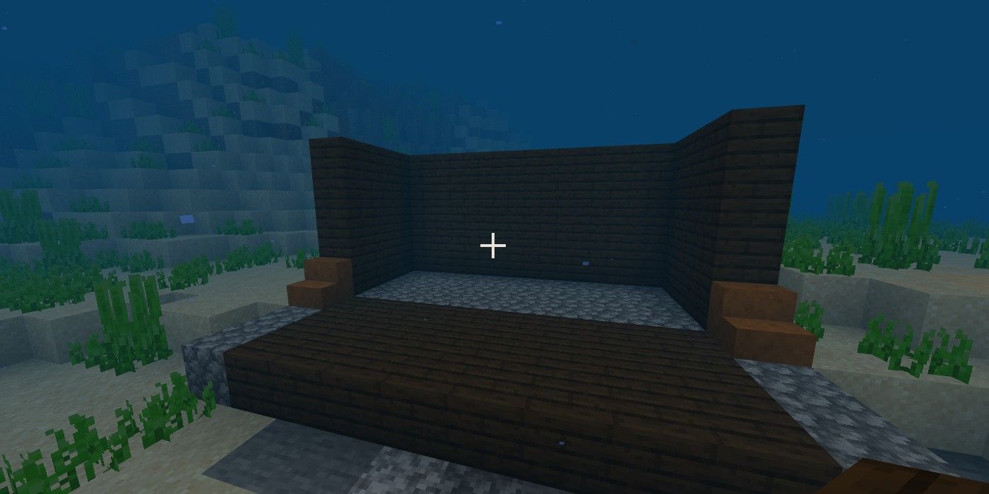 foundations of an underwater house minecraft