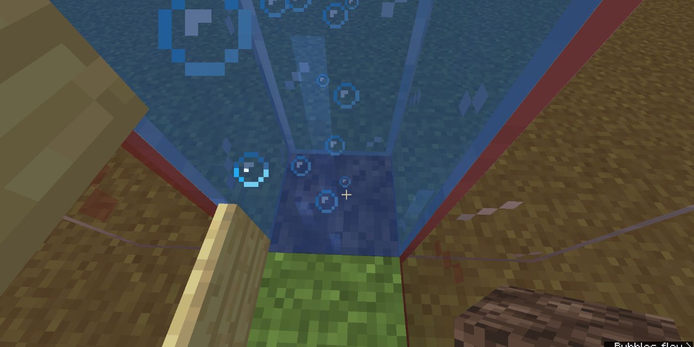 Minecraft Placing Sould Sand At The Bottom Of A Water Elevator