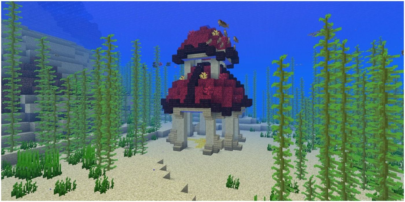 Minecraft Underwater Building