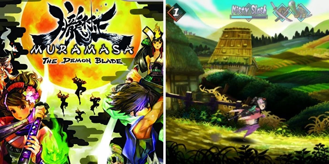 Muramasa The Demon Blade Cover and Gameplay