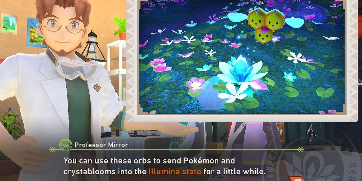 New Pokemon Snap professor mirror explanation illumina orb