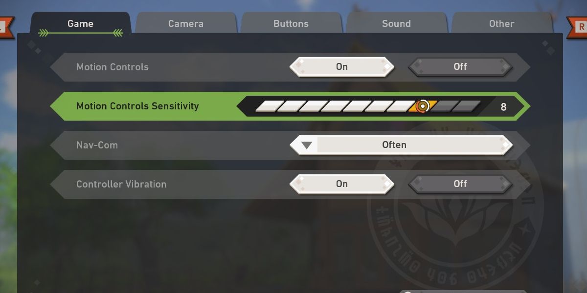 New Pokemon Snap settings motion controls