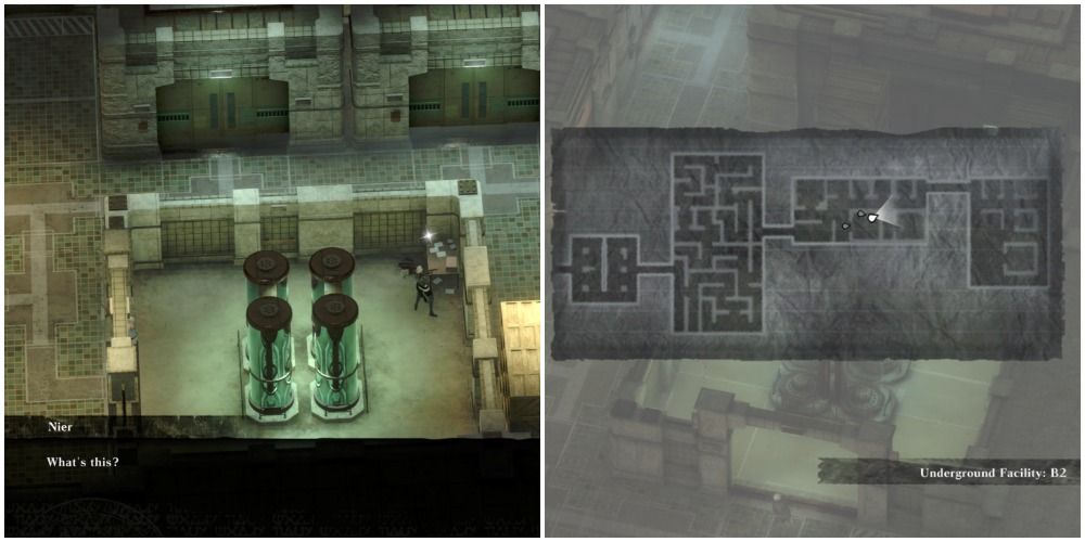 Nier Replicant Research project item location in the underground facility
