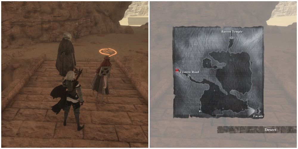 Nier Replicant Shadows of the Desert quest third NPC location