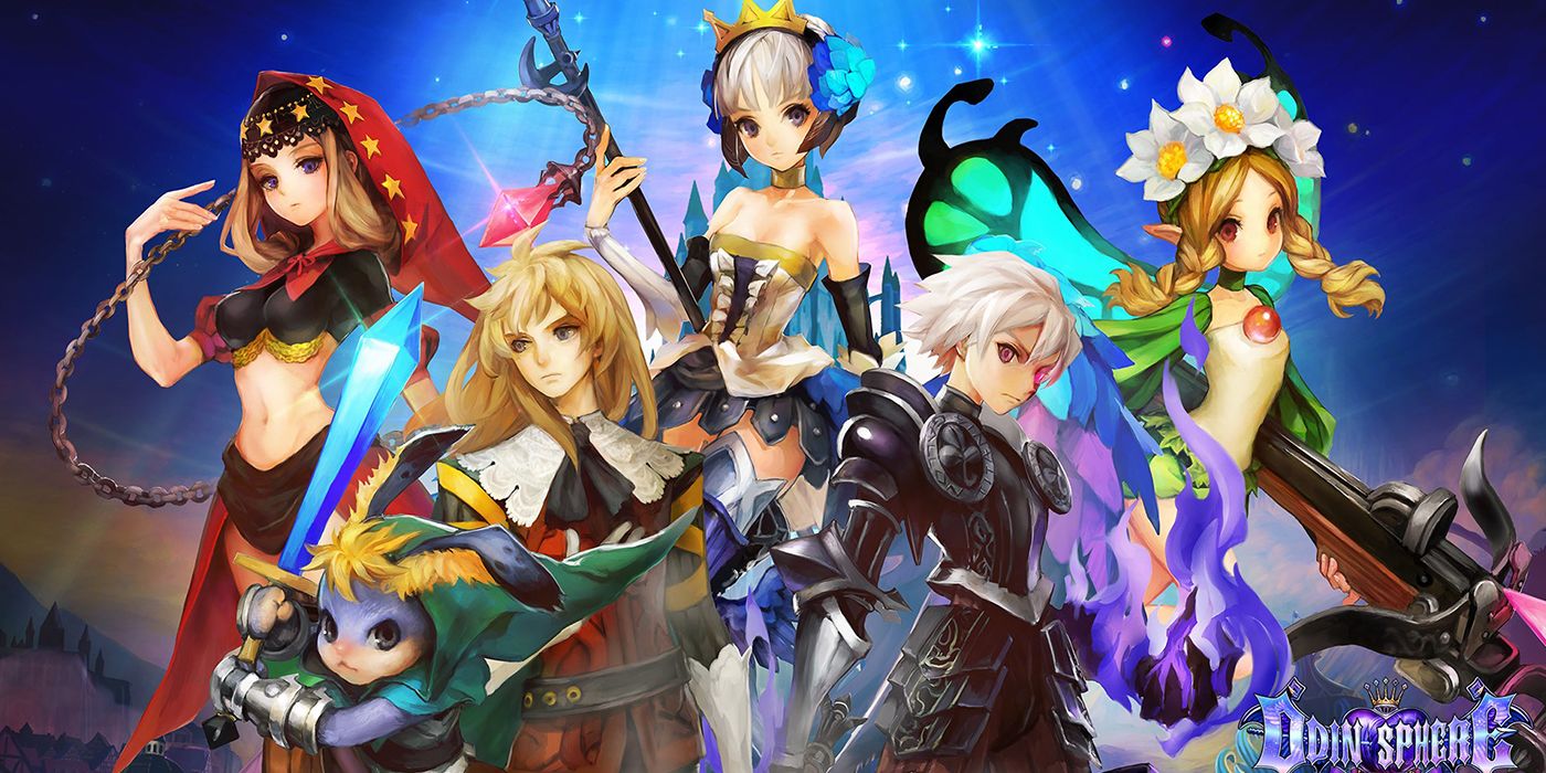 Odin Sphere Leifthrasir Playable Characters in a group looking at the viewer