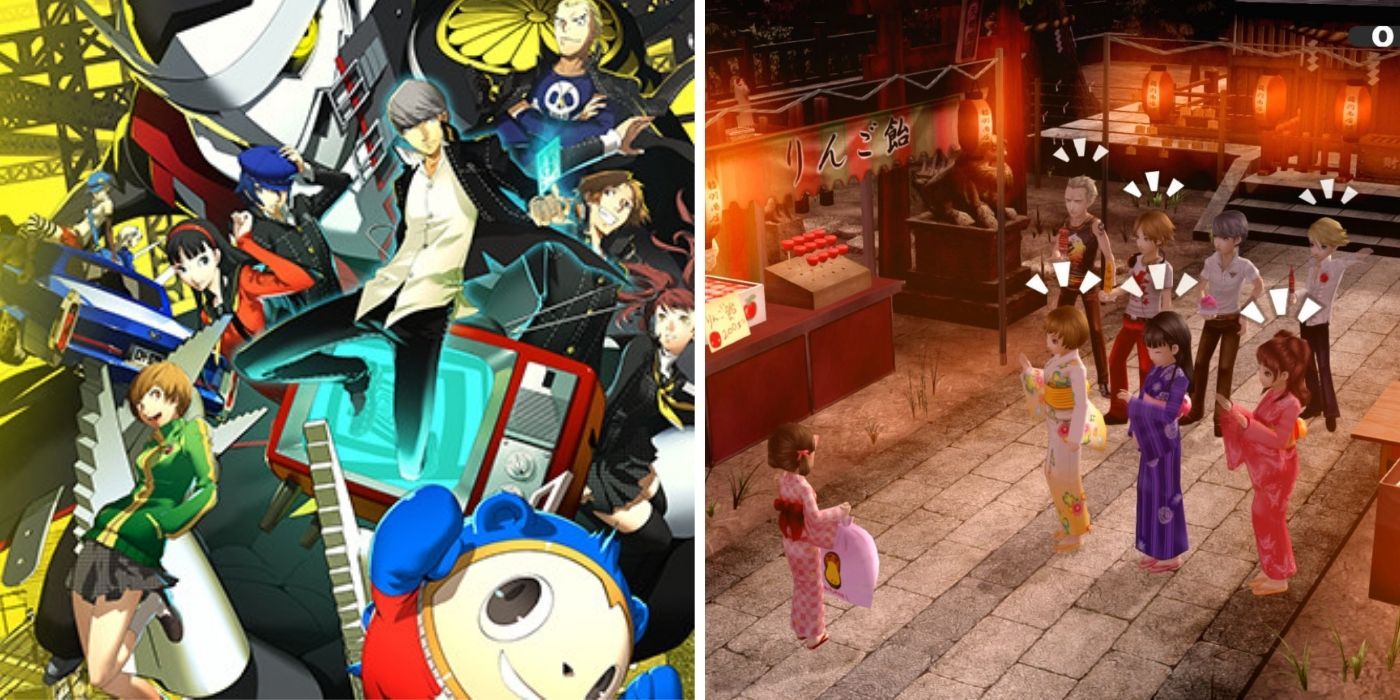 Persona 4 Golden Cover Art and Summer Festival