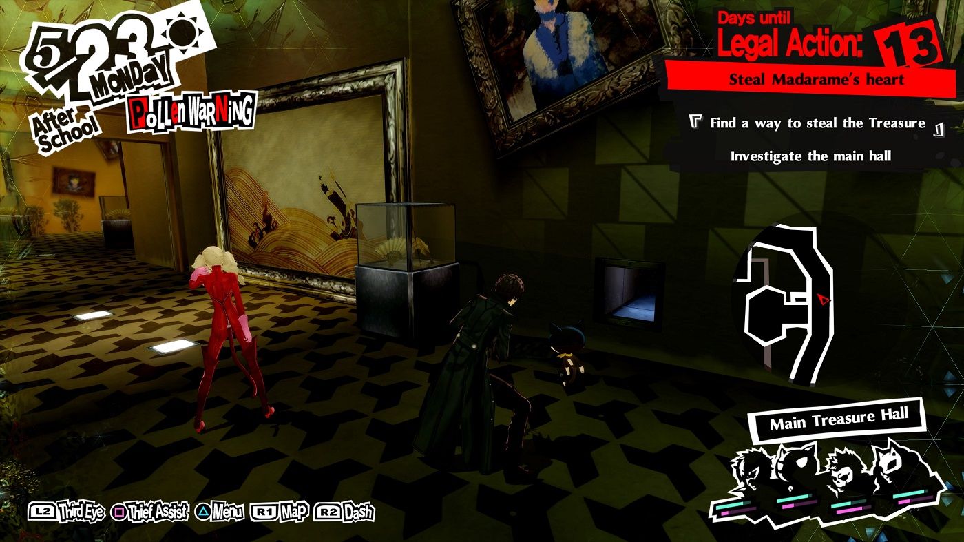 Persona 5 Royal Madarame's Palace Will Seed 3 vent location