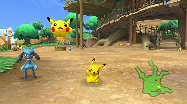 PokePark Wii screen Pikachu