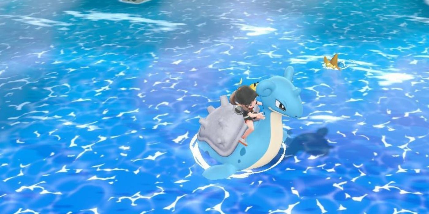 Pokemon Let's Go Riding Lapras