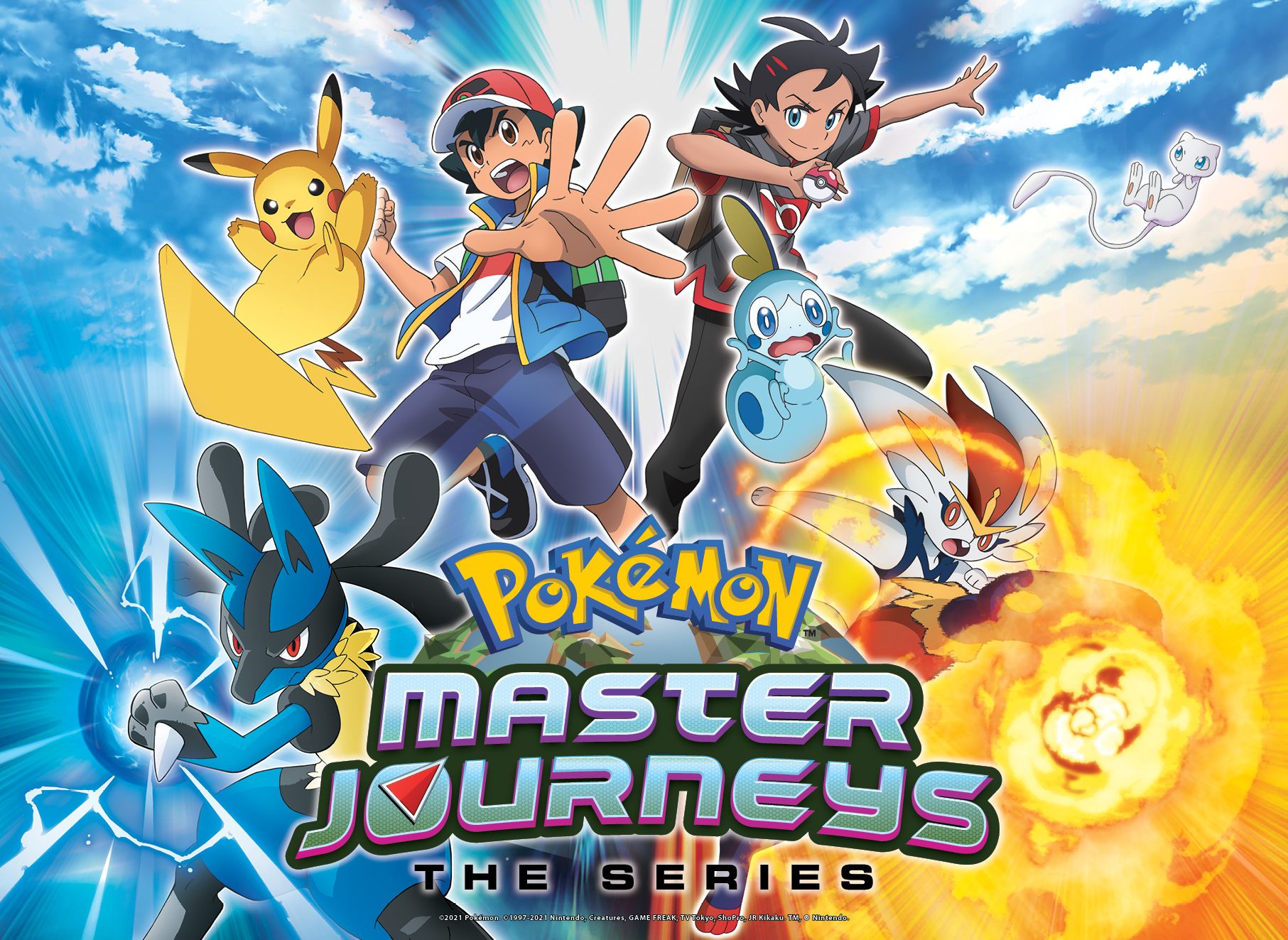 Pokemon Master Journeys The Series Anime Ash Goh Pikachu