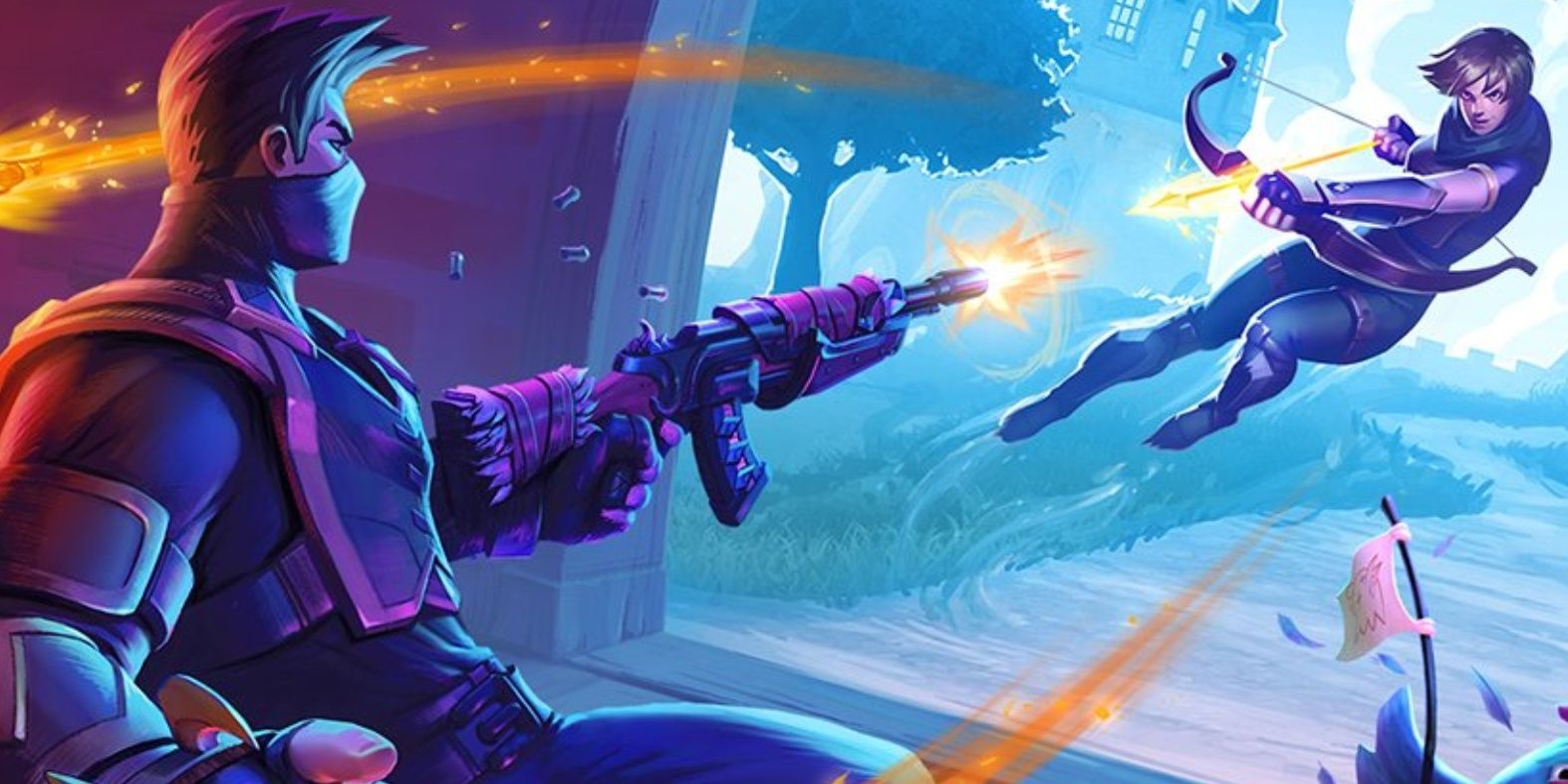 Realm Royale Characters Battling