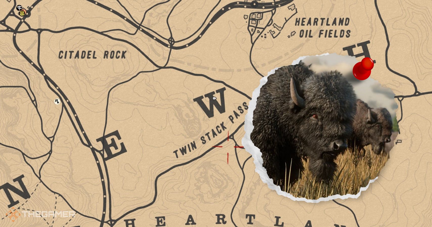 where to find ghost bison rdr2