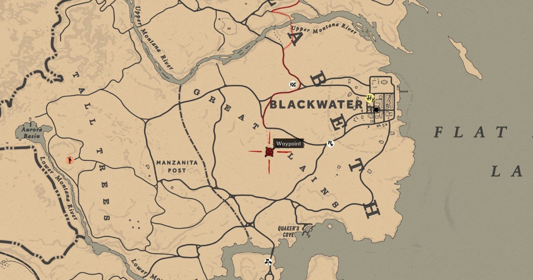 Great Plains Red Dead Online Map