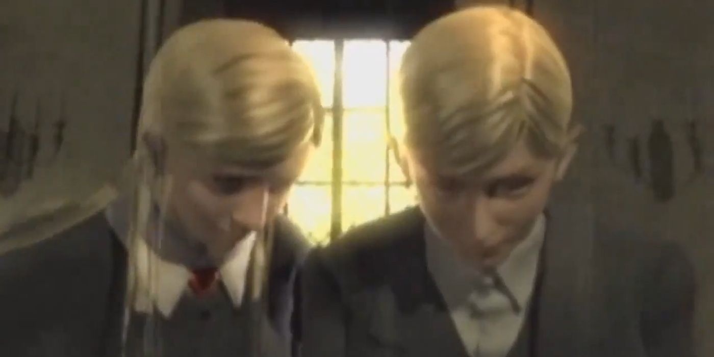 Reisdent Evil Code Veronica Screenshot Of Found Footage of Ashford Twins