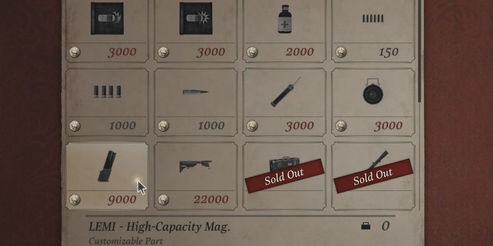 Resident Evil Village gun customization by duke