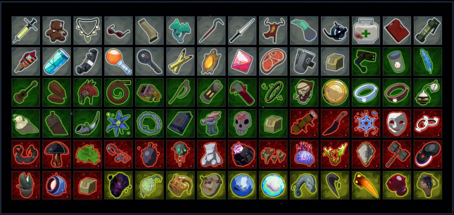All items from Risk of Rain 2