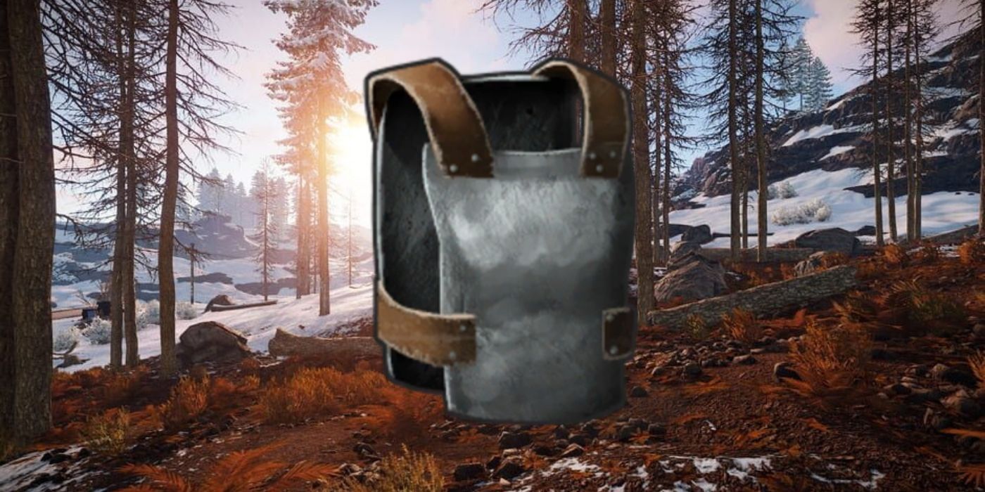 Rust: A metal chest plate