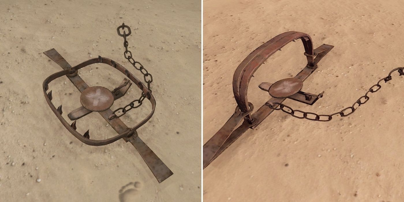 Rust: Snap Trap open - Snap Trap closed