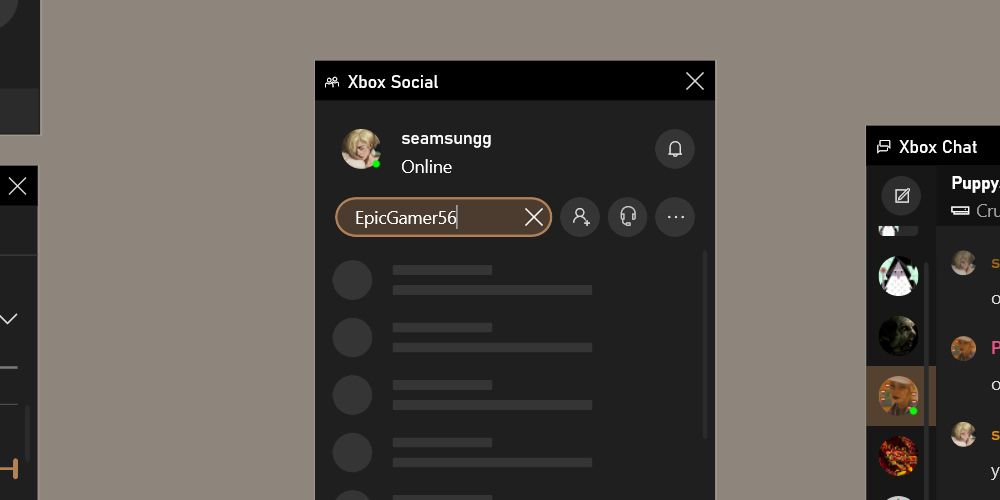 windows xbox overlay adding friend