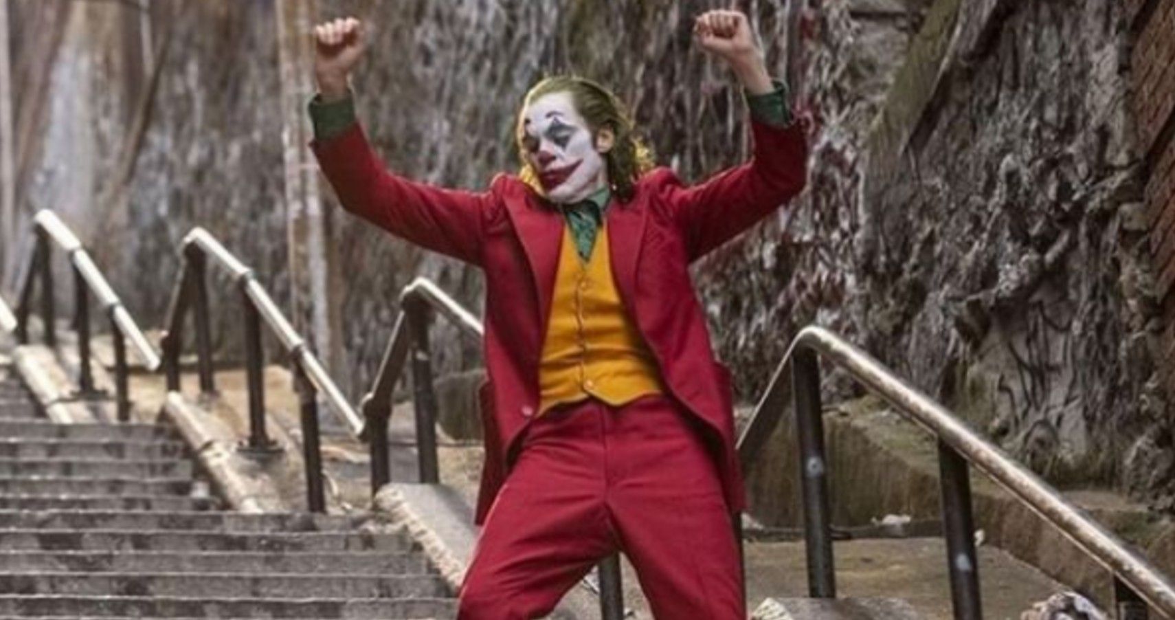 joker on the stairs