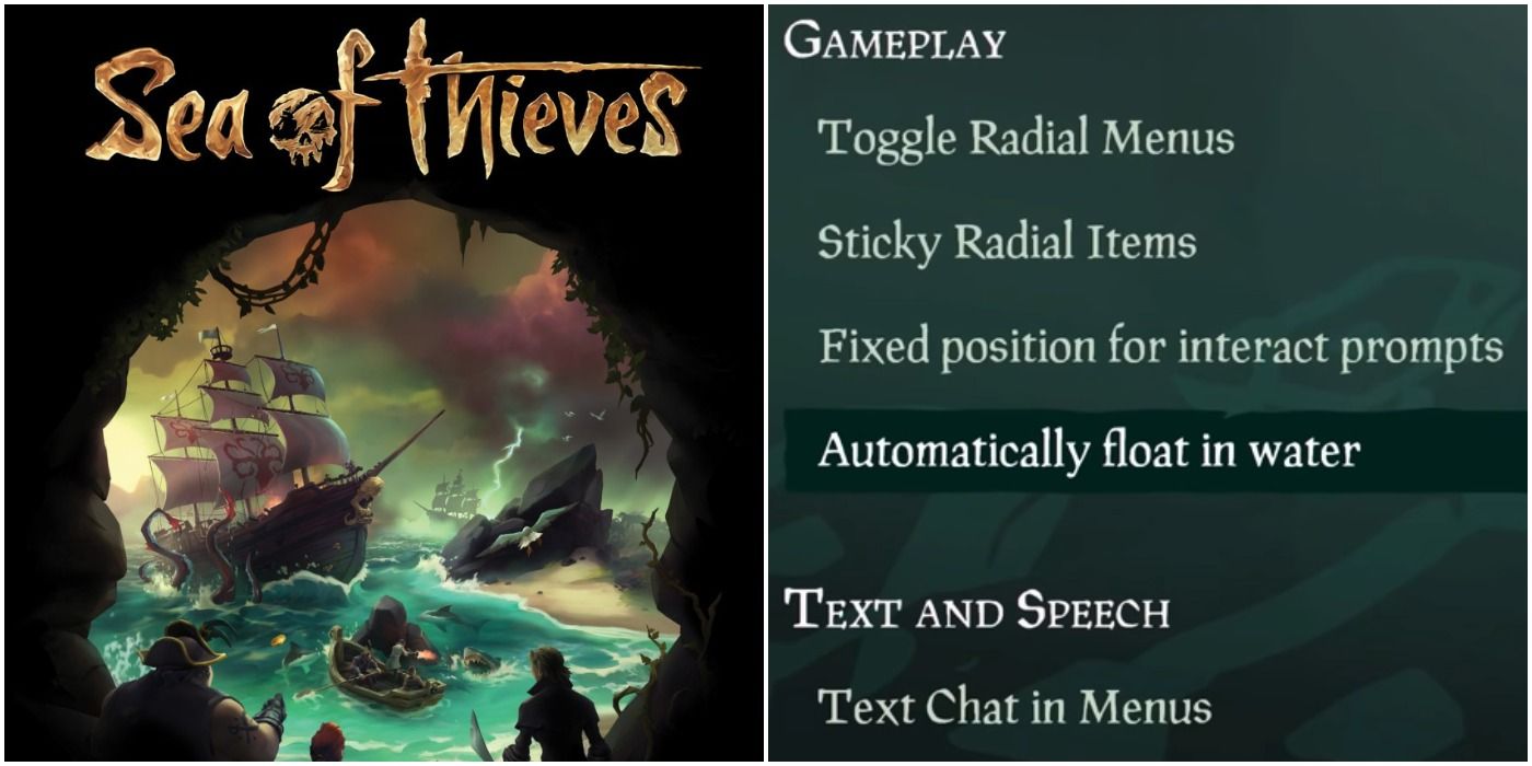 Sea of Thieves Accessibility options auto float