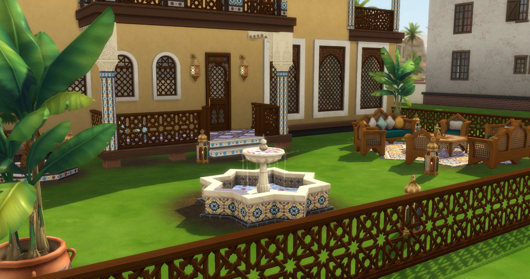 The Sims 4 Courtyard Oasis Kit Overview: A Welcome Slice Of Culture