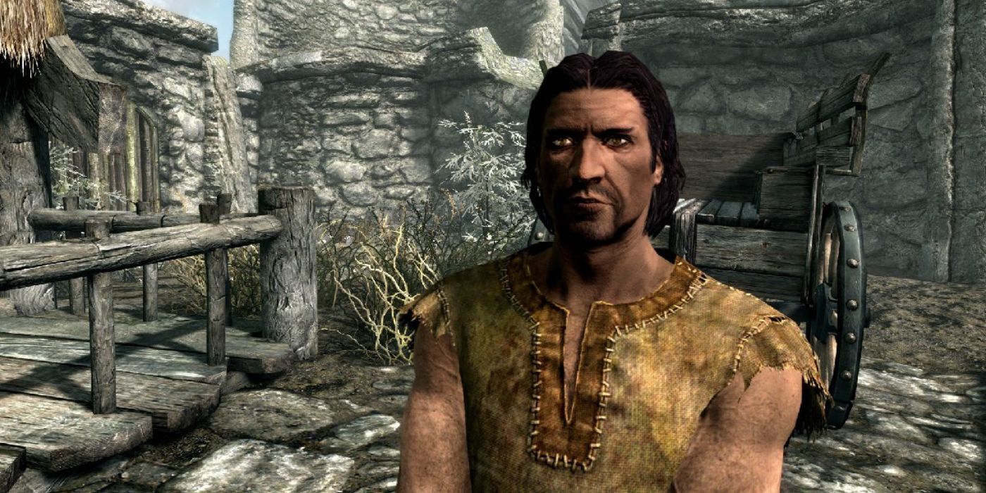 Skyrim Imperial character in character creation screen