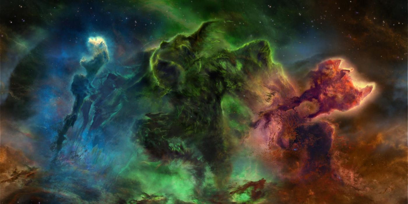 Skyrim Skill Tree Nebula Wallpaper