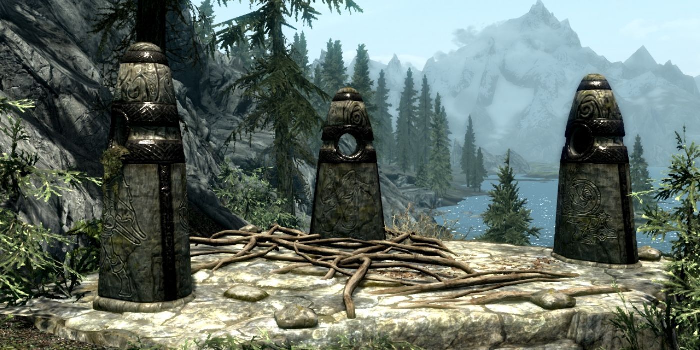 Skyrim Standing stones near Helgen