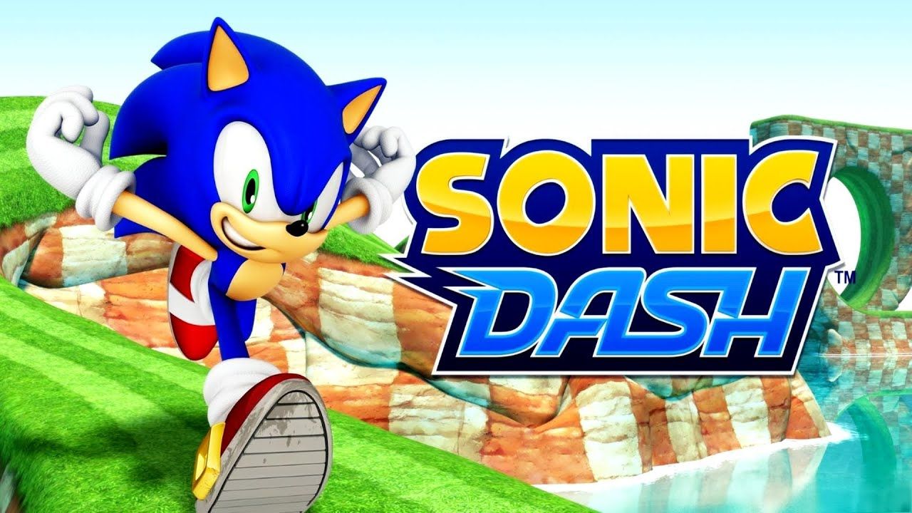 Promotional art for the mobile game Sonic Dash.